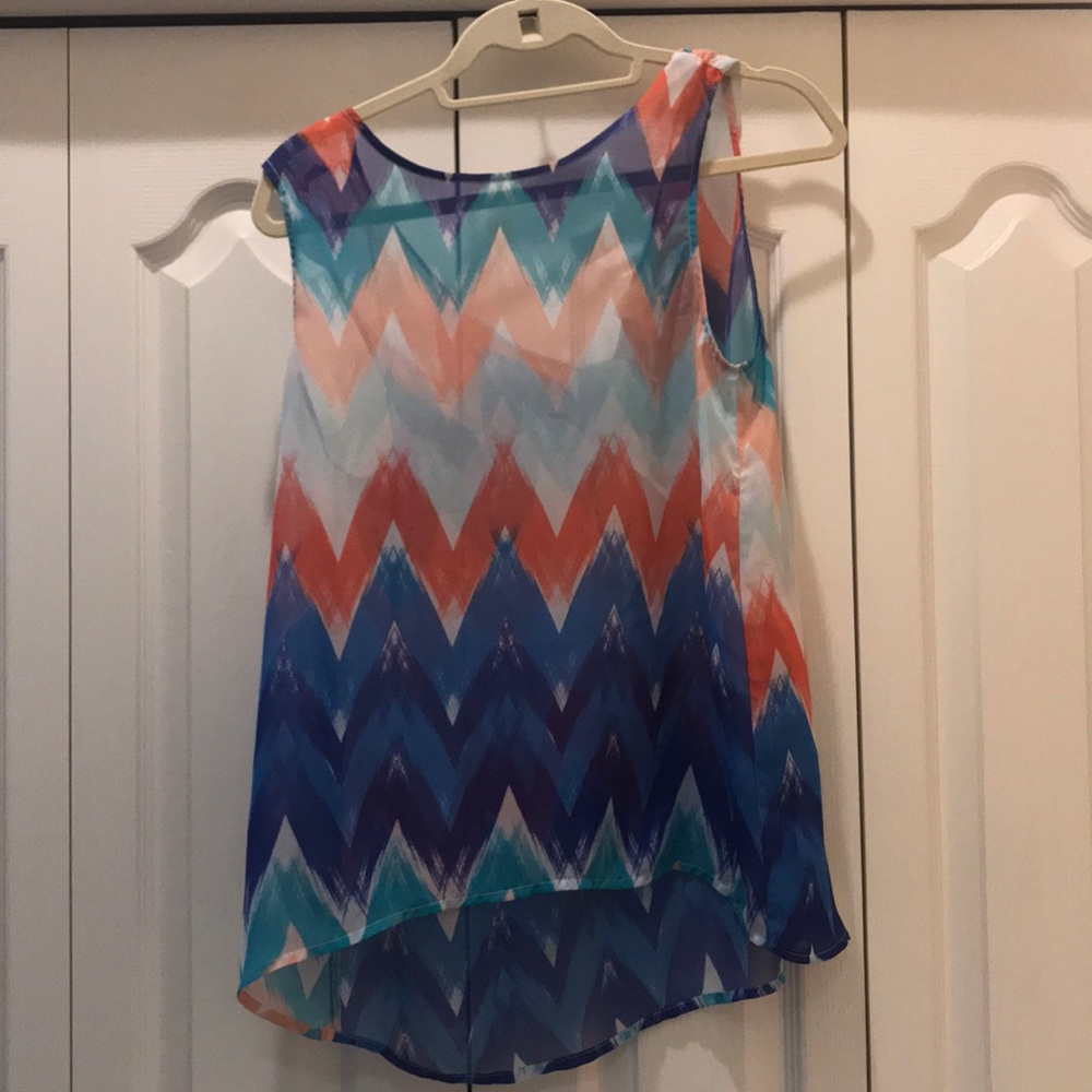 Olive and Oak sheer top